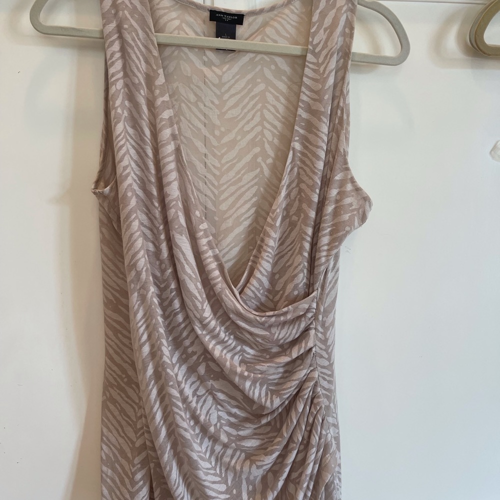 Sheer crossover top